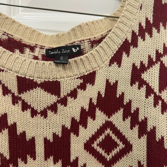 Oversized cropped sweater (DOUBLE ZERO) - Picture 2 of 3